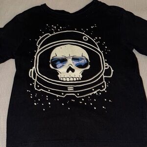 Black Skull Astronaut Tee